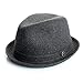 City Hunter Pamoa Pmt400 Wool Solid Roll Up Trilby Fedora