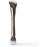 Beauty Pie Double Ended Brush | Blush &amp; Contour Brush | Blush Brush | Dual Ended Design For Sculpting &amp; Color | Soft Seamless Blending | Contour Brush For Cheeks And High Points