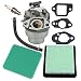 Panari Carburetor + Gasket + Air Filter Spark Plug for Honda GCV160 Engine HRB216 HRR216 HRS216 HRT216 HRZ216 Lawn Mower primary
