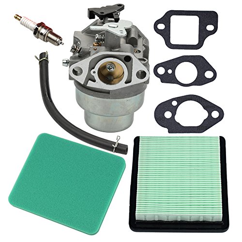 Panari Carburetor + Gasket + Air Filter Spark Plug for Honda GCV160 Engine HRB216 HRR216 HRS216 HRT216 HRZ216 Lawn Mower