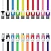 Micro USB Cable, Costyle 10pcs/lot 10 Colors Colorful 2M 6 FT Long Flat Micro USB Data Sync Charging Cable Cord for Samsung Galaxy S3 S4 S6 S7 Edge I9500 HTC BlackBerry
