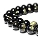 MJDCB 5A Natural Stone Beads Gold Obsidian Round Loose Beads for Jewelry Making DIY Bracelet Necklace (10mm).