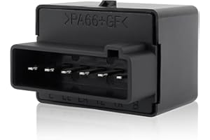 IHOTDER 6 Pin LED Flasher Relay,LED Turn Signal Relay Replacement OEM#38300-SDA-A01,38300-SDB-A03,Turn Signal Flasher Compatible with Honda Accord Ridgeline Odyssey Van Car Accessories