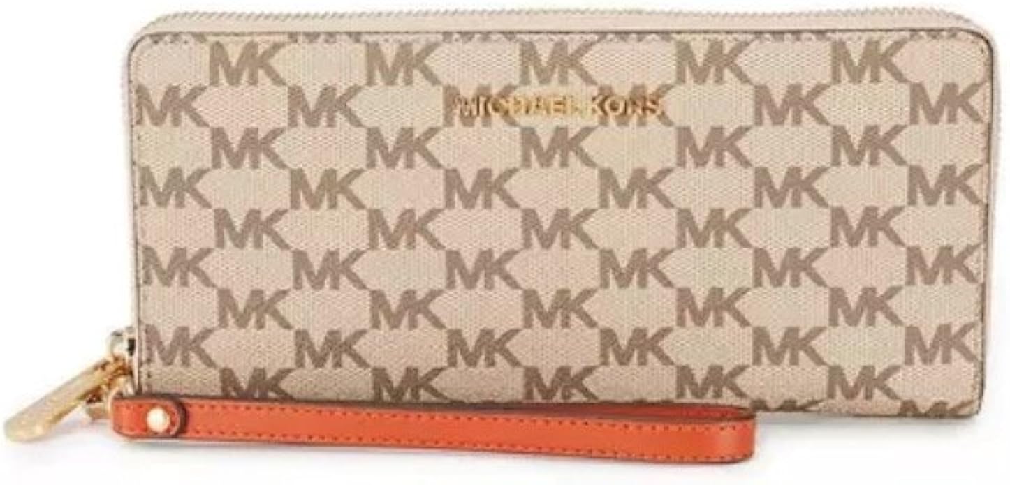 michael kors orange wallet