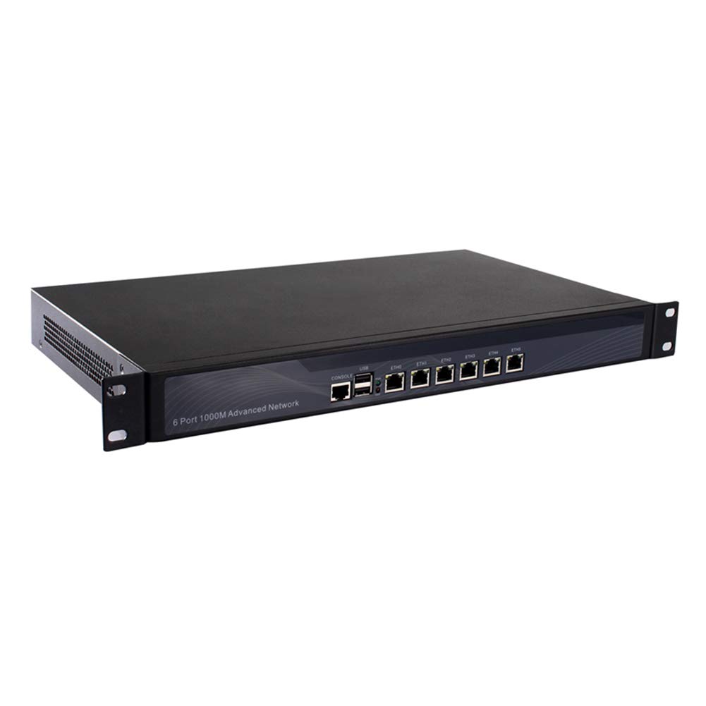 1U Rackmount Firewall Barebone – Intel J4125 Quad Core, 4x LAN, Für PfSense/OPNsense, Ohne RAM/SSD