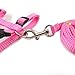 XPangle Adjustable Cat Harness Pink and Leash Halter Nylon Strap Belt Safety Rope Leads