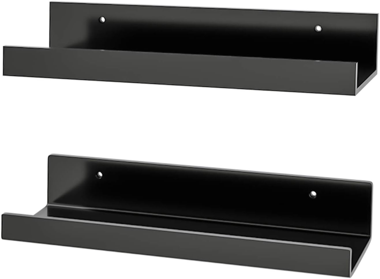 YestBuy Acrylic Shelves Bathroom Shelf Display Shelf Wall Mounted