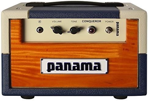 Panama Guitars Conqueror 5 Watt "Tribute Series" Tube Head Limited Edition Navy (Mora Baffle/ Navy and Ivory Tolex) and Built-in Attenuator
