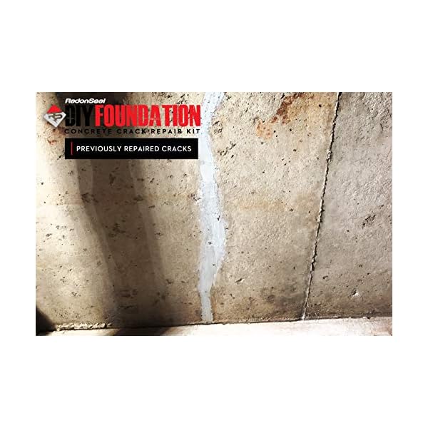 RadonSeal DIY Concrete Foundation Crack Repair Kit (20ft) The