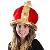 Kings Crown - Royal King Crown - Costume Crown - Plush Party Hat by Funny Party Hats