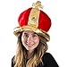 Funny Party Hats Kings Crown - Crown and Scepter - Costume Crown - Royal King's Crown - Costume Dress Up Set (Plush King's Crown)