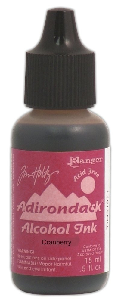 Ranger Tim Holtz AAIS-21995 Adirondack Alcohol Ink, Cranberry, 0.5oz