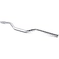 MoKitDora Sportster Drag Bars 3.75" Rise 1" Fat Clamp Handlebars for Harley 2010-later XL883L XL1200C XL1200NS XL1200T XL1200V and XL1200XS Models, Chrome