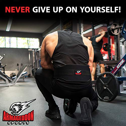 Armageddon Sports Premium Pull Up Weight Lifting Belt Dip Belt with