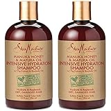 Shea Moisture Manuka Honey and Mafura Oil Intensive Hydration Shampoo 13 oz Pack of 2
