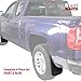 Custom Molded 4 Mud Guards 2014 2015 2016 2017 2018 Chevy Silverado Mud Flaps with hardware (Only Silverado, no Sierra) Splash Guards