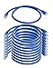 iMBAPrice UL Listed Cat6 (2 Feet) Ethernet Network Patch Cable, LAN, UTP RJ45 Internet Cat 6 Cable (10 Pack) Blue, Compatible with Personal Computer