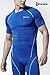 Tesla TM-R13-BLSZ_Large Men's Short Sleeve T-Shirt Cool Dry Compression Baselayer R13