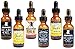 Premium Beard Oil and Conditioner for a Softer, Itch Free Beard - Variety Pack of 6 - 1 oz Bottles - Handmade with Carrier and Essential Oils that Offer Important Vitamins and Nutrients!