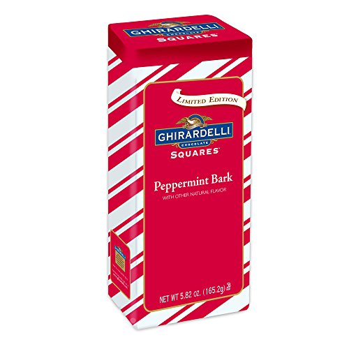 Ghirardelli Chocolate Rectangular Tin, Peppermint Bark, 5.82 Ounce