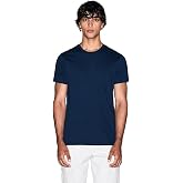 Armani Exchange Men's Solid Colored Basic Pima Crew Neck