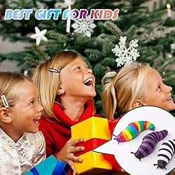 MEIEST 3 PCS Fidget Slug Toys,3D Articulated