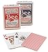 bee 2 Decks Jumbo Playing Cards Red & Blue Deck Casino Quality