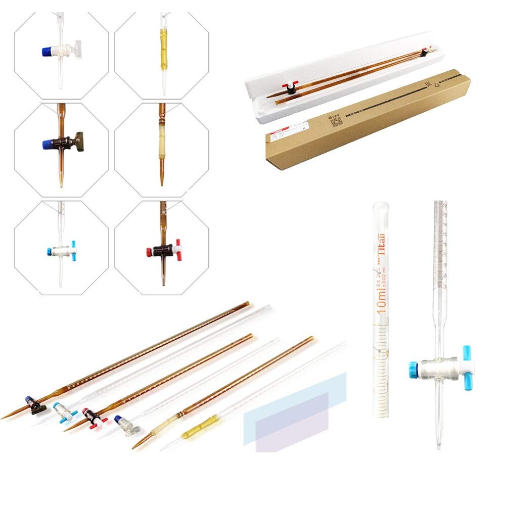 Brown Acid Buret, Labs Burette, Economy 10 ml Burette Industrial & Scientific