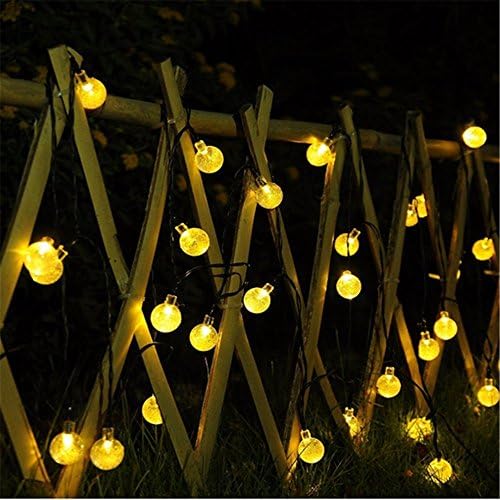 Solar String Lights - Globe String Lights Outdoor Decorative Lighting for Patio,Garden,Yard,Home,Wedding,Halloween Christmas Party and Holiday Decorations (Warm White)