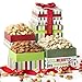Oh! Nuts Christmas Nut Gift Towers, Gourmet Holiday Assortment Tower Gifts Box For Men Women Families Prime Food Baskets Delivery Traditional Family Healthy Ideas Delivered By Tomorrow