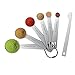 Stainless Steel Measuring Spoons, 18/8 Stainless Steel Measure Spoon Set of 7 with Measuring Stick for Baking and Cooking