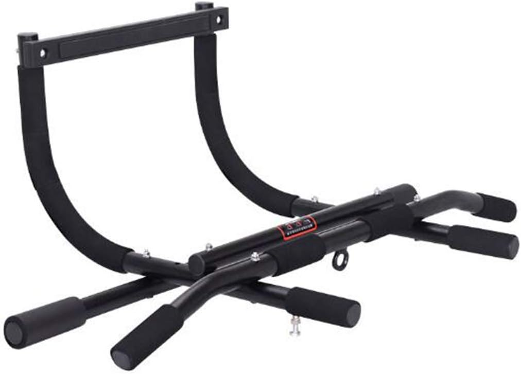 Unisex's Pull Up Bar for Door Frames, Padded Handles Chin Up Bar Extra Wide Up to 200Kg Endurable for Hanging Mounting Workout in Home Gym Abs Workout,Black