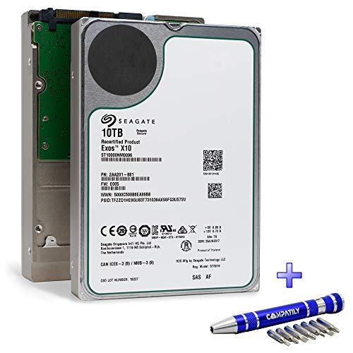 Seagate 10TB 7200 RPM SAS 12Gb/s 256MB Cache ST10000NM0096