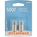 SYLVANIA 5007 Basic Miniature Bulb, (Contains 2 Bulbs)