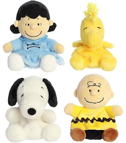 Amazon.com: Aurora Peanuts Palm Pal Plush 3 Piece Bundle, Charlie