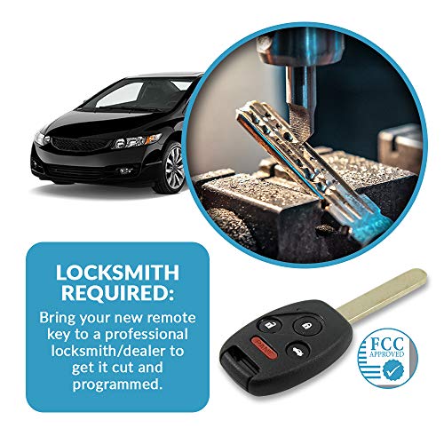 Keyless2Go Replacement for Keyless Entry Car Key Vehicles That Use 4