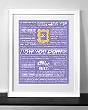 FRIENDS Typography & Quote Art Print (Frame not included)