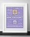 FRIENDS Typography & Quote Art Print (Frame not included)