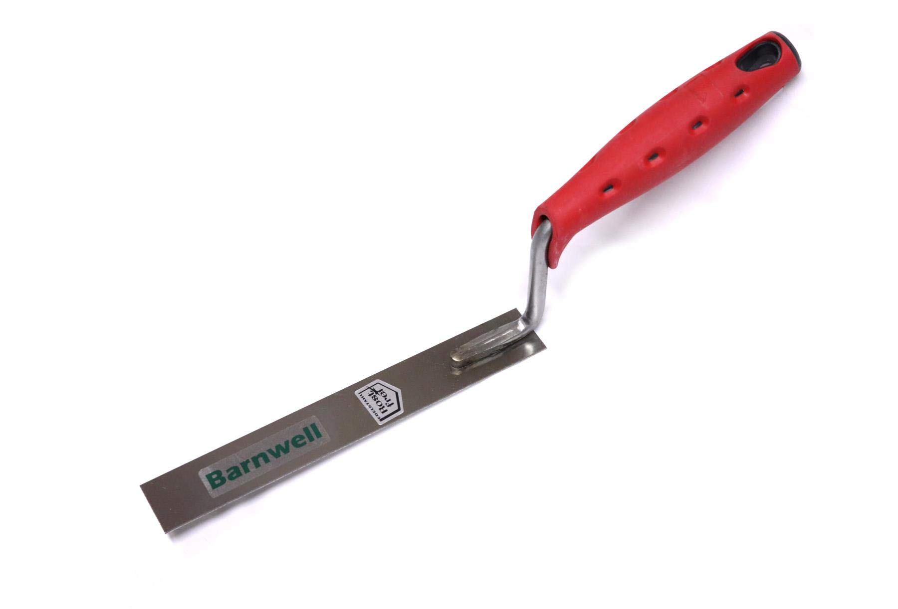 Barnwell Stainless Steel Margin Trowel 1" 25mm Plastering Soft Grip Handle