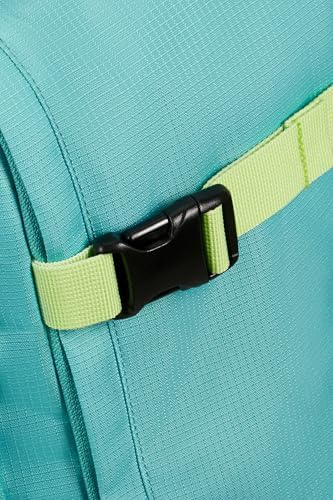 Take2Cabin - Sac Cabine Ryanair 25 x 20 x 40 cm, 24 L, 0,50 kg, Bagage à Main, Sac à Dos Avion S Sous le Siège, Turquoise/Vert (Dusty Turquoise/Lime)