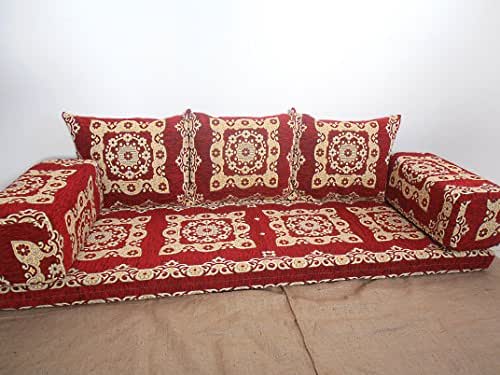 asientos de piso, cojines de piso, asientos árabes, cojines árabes