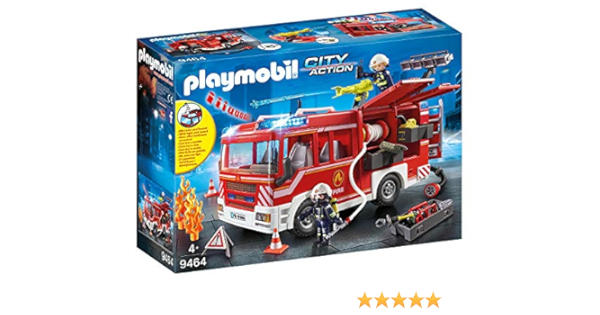 Playmobil 9464 Fire Engine: Amazon.sg 