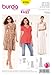 Burda Pattern 6956 Maternity T-Shirt and Dress, Size 8-20