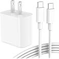 IFEART 20W USB C Fast Charger Compatible with iPad Pro/Air/Mini with USB C Port, with 6.6ft Charging Cable