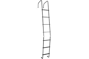 Quick Products QP-ERLB Universal Exterior RV Ladder – Black