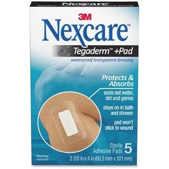 Nexcare Absolute Waterproof Premium Adhesive Pad, 2-3/8