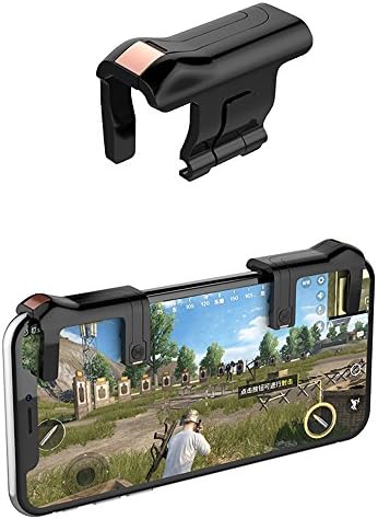Mobile Game Shooter Controller，FunnySeed 1 Pair of Fire Button Aim Key Smart phone Tablet Gaming Trigger