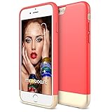 iPhone 6S Case - Maxboost [Vibrance S] iPhone 6 6S Case (4.7 Inch) Slider Style Protective SOFT-Interior Scratch Protection Finished Hard Cover - Italian Rose/Champagne Gold