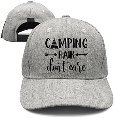 Hearnsom Barred Camping Hair Don't Care-1 Unisex Mesh Baseball Hats