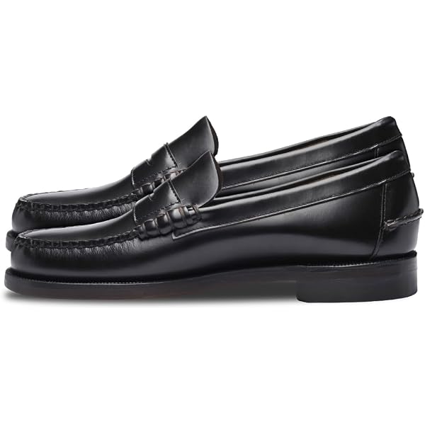 Bally Century Mens Shoes Size 7 E Goma Sole Black Leather Penny Loafers Bally Century Mens Shoes Size 7 E Goma Sole Black Leather  main image 2